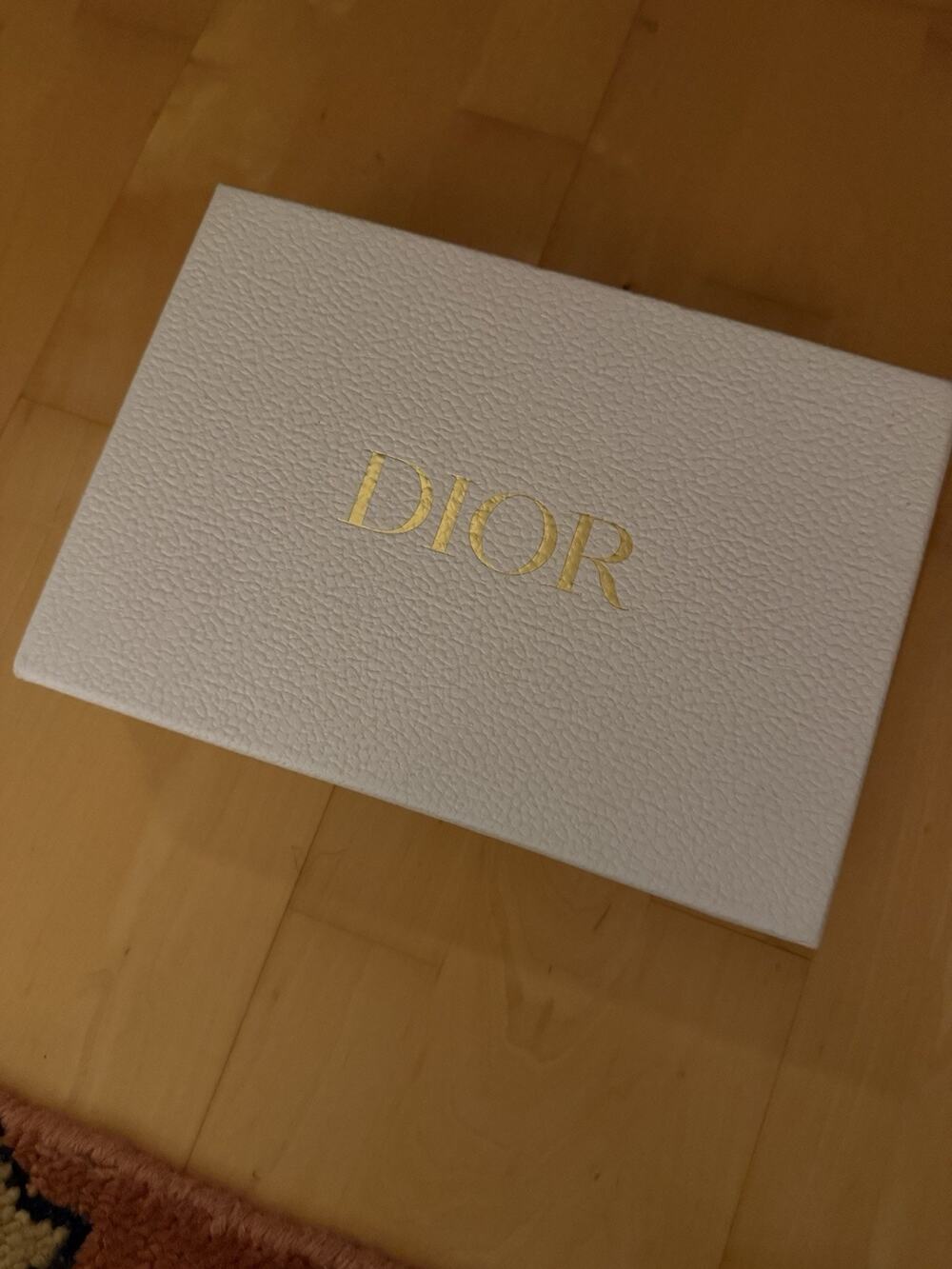 Dior Gift box And Ribbon White Gold 10.5 X 8.5”